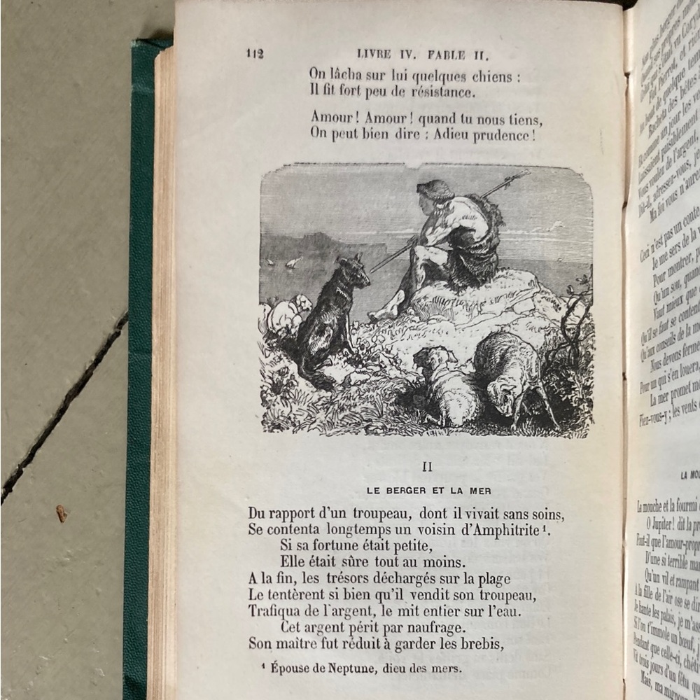 1870 Fables de J. de la Fontaine French Engravings Fiction Fox Rooster Horse - Picture 10 of 16